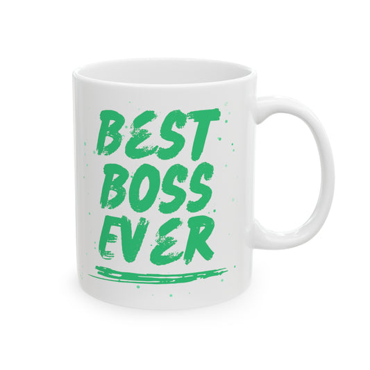 Best Boss Ever Ceramic Mug, 11oz